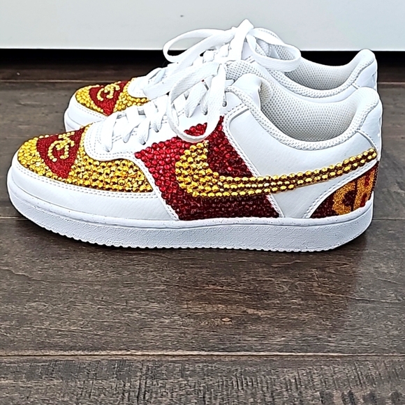 Kansas City Chiefs Women's Nike Custom Sneakers sz 6.5 - Picture 4 of 9